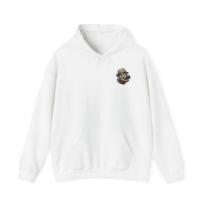 Hipster Hippo Happy Vibes Hoodie