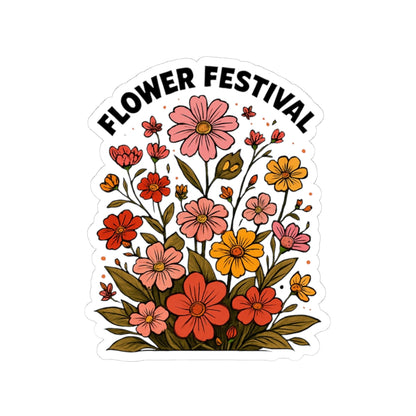 Flower Festival Kiss-Cut Stickers