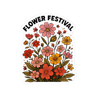 Flower Festival Kiss-Cut Stickers