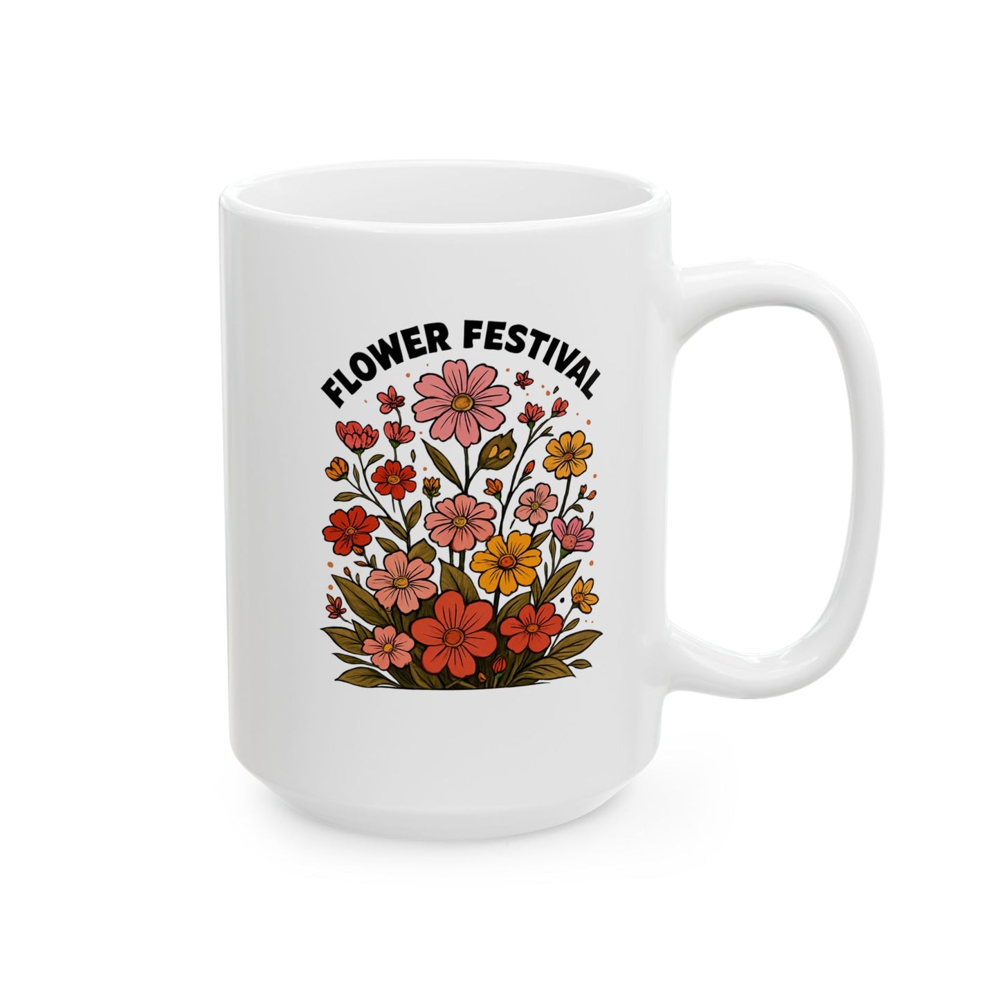 Floral Festival Ceramic Mug