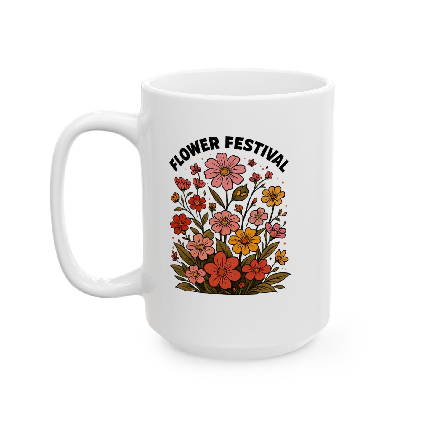 Floral Festival Ceramic Mug
