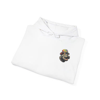 Hipster Hippo Happy Vibes Hoodie
