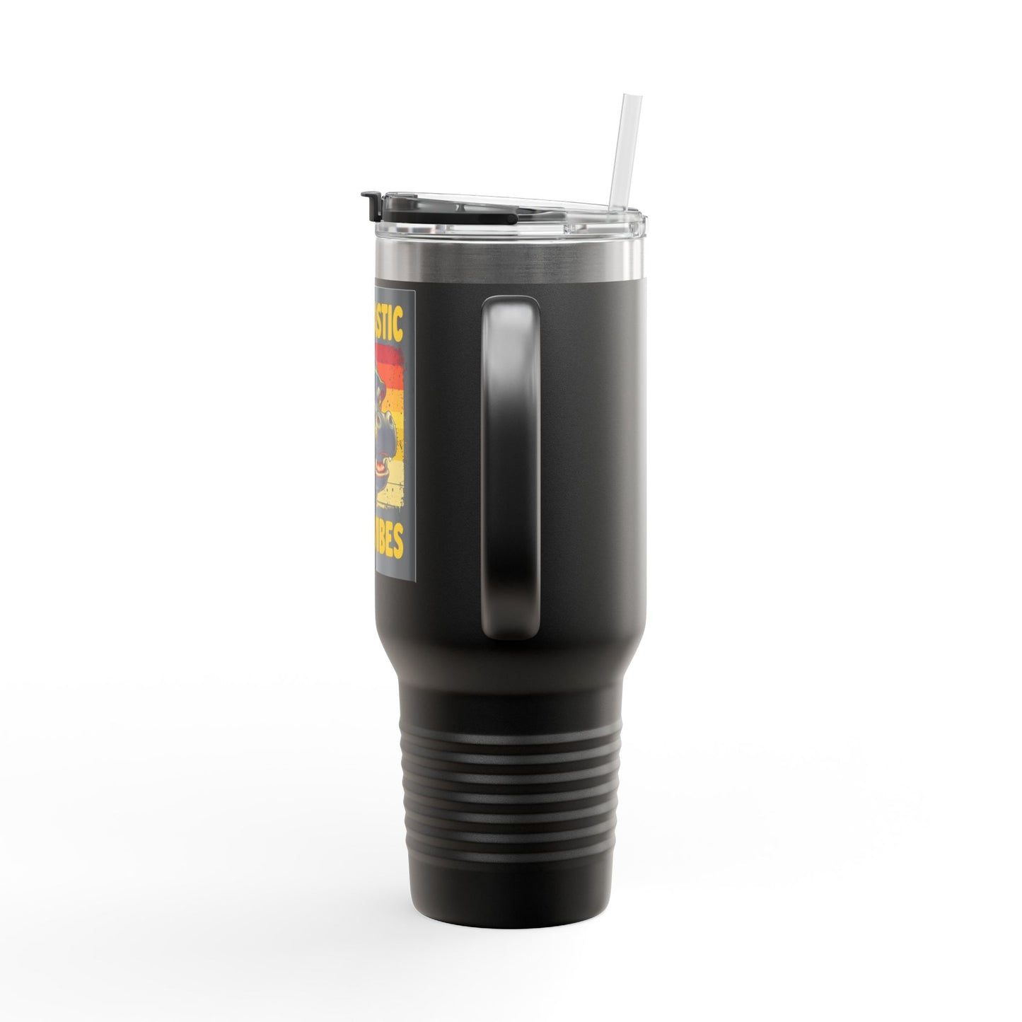 Hippotastic Happy Vibes Insulated Travel Mug