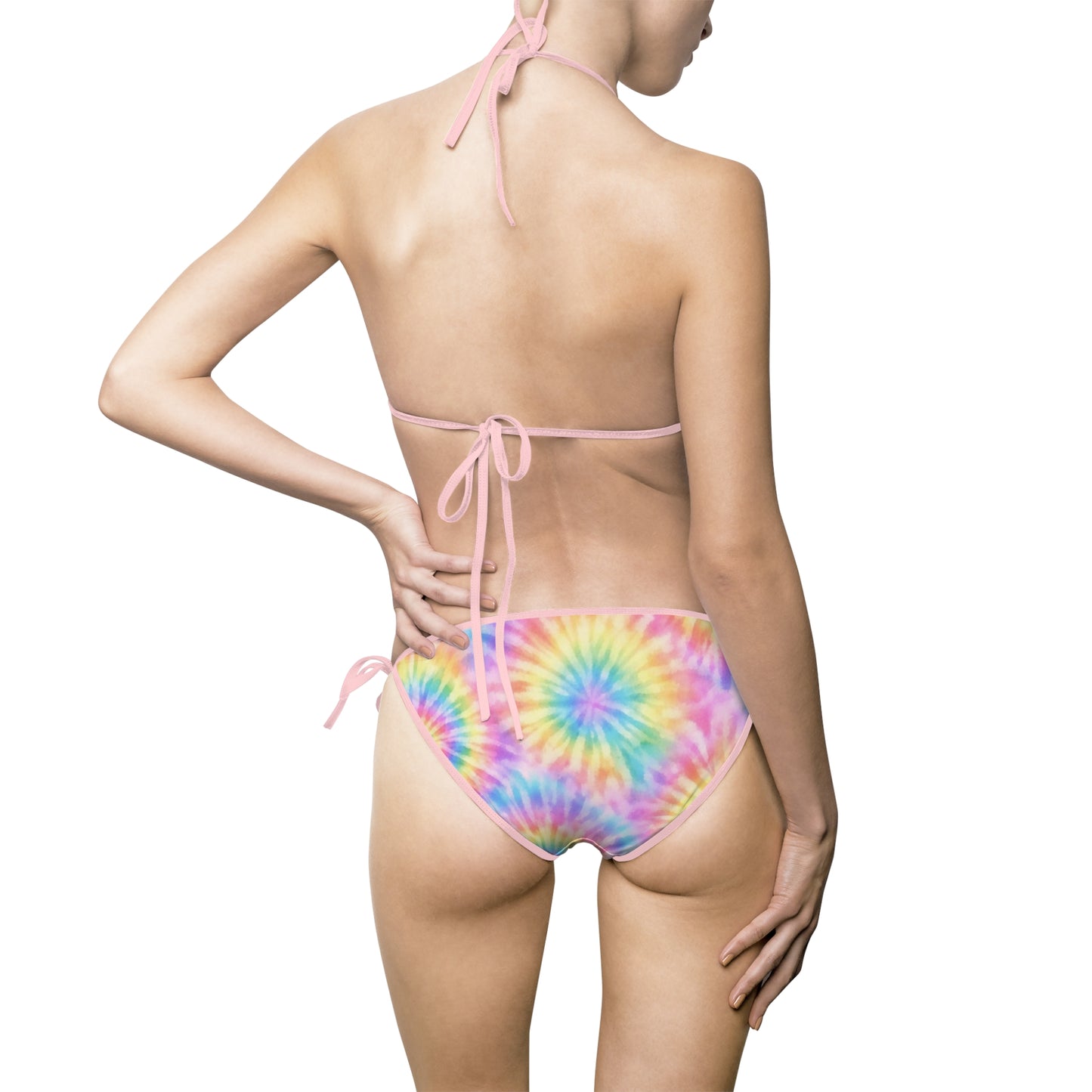Tie-Dye Triangle Bikini Set