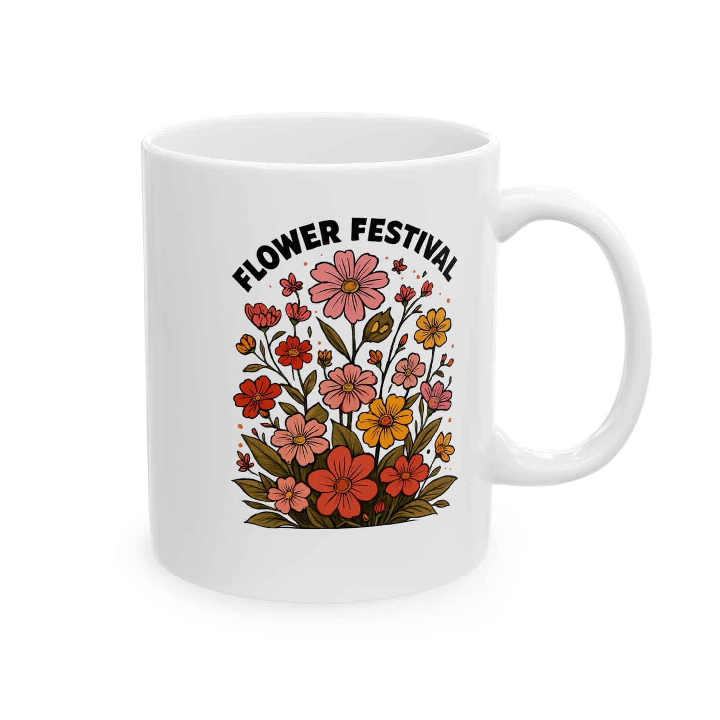 Floral Festival Ceramic Mug