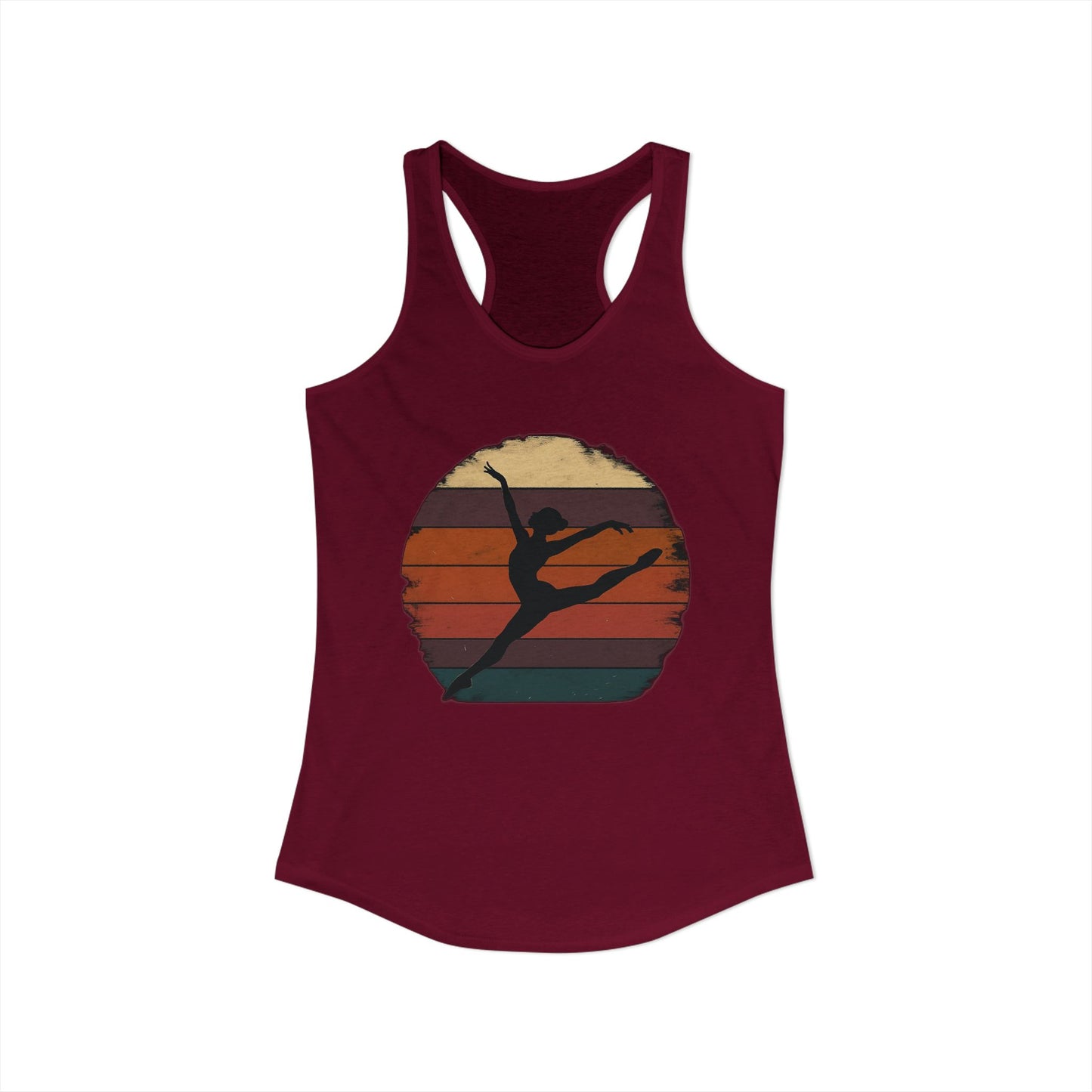 Sunset Ballerina Racerback Tank