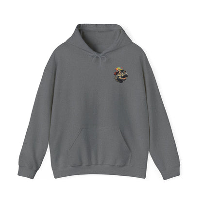 Hipster Hippo Happy Vibes Hoodie