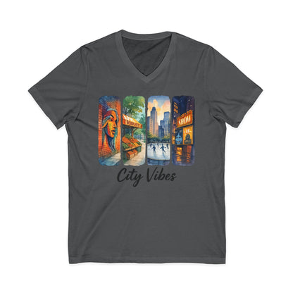 City Vibes V-Neck Tee