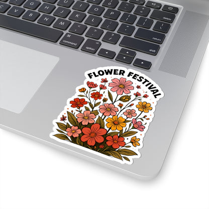 Flower Festival Kiss-Cut Stickers