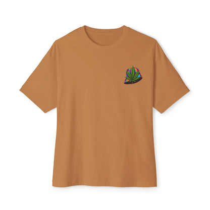 Alien Weed Graphic Tee — Tie-Dye Bucket Hat Smoking Design