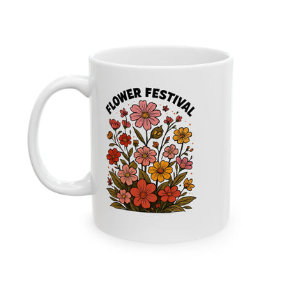 Floral Festival Ceramic Mug