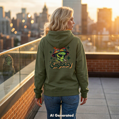 Chill Vibes Alien Hoodie