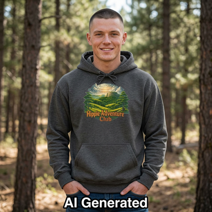 Unisex Hippie Adventure Club Hoodie