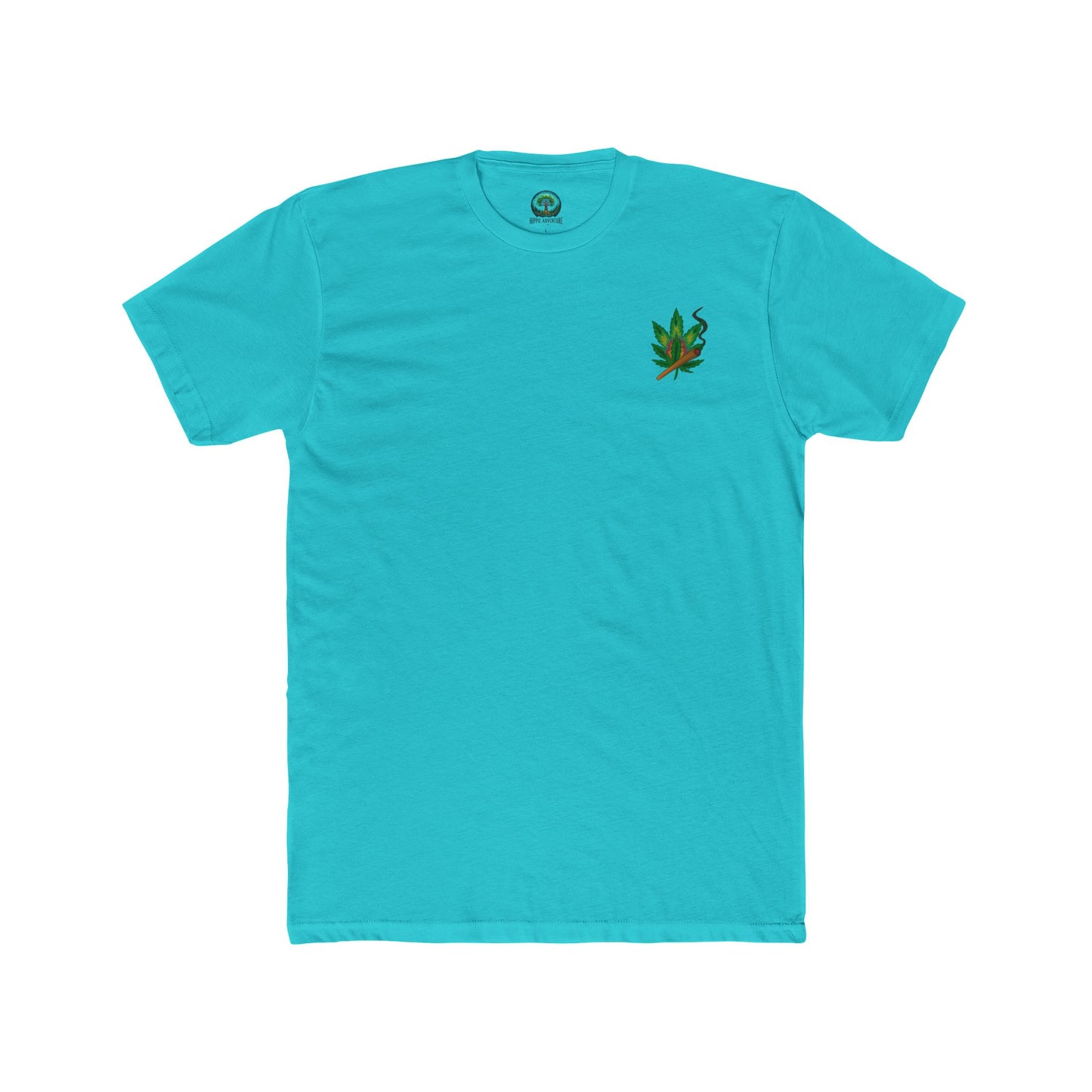 Vibrant Unisex Cotton Crew Tee with Alien Artwork