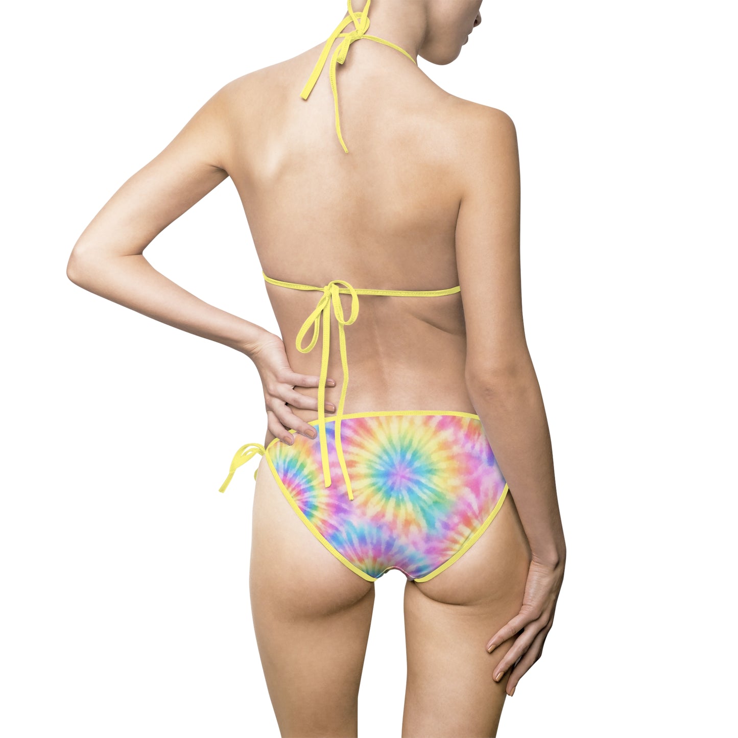 Tie-Dye Triangle Bikini Set