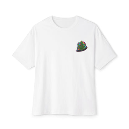Alien Weed Graphic Tee — Tie-Dye Bucket Hat Smoking Design