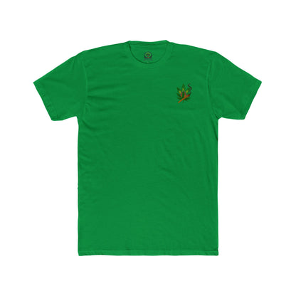 Vibrant Unisex Cotton Crew Tee with Alien Artwork