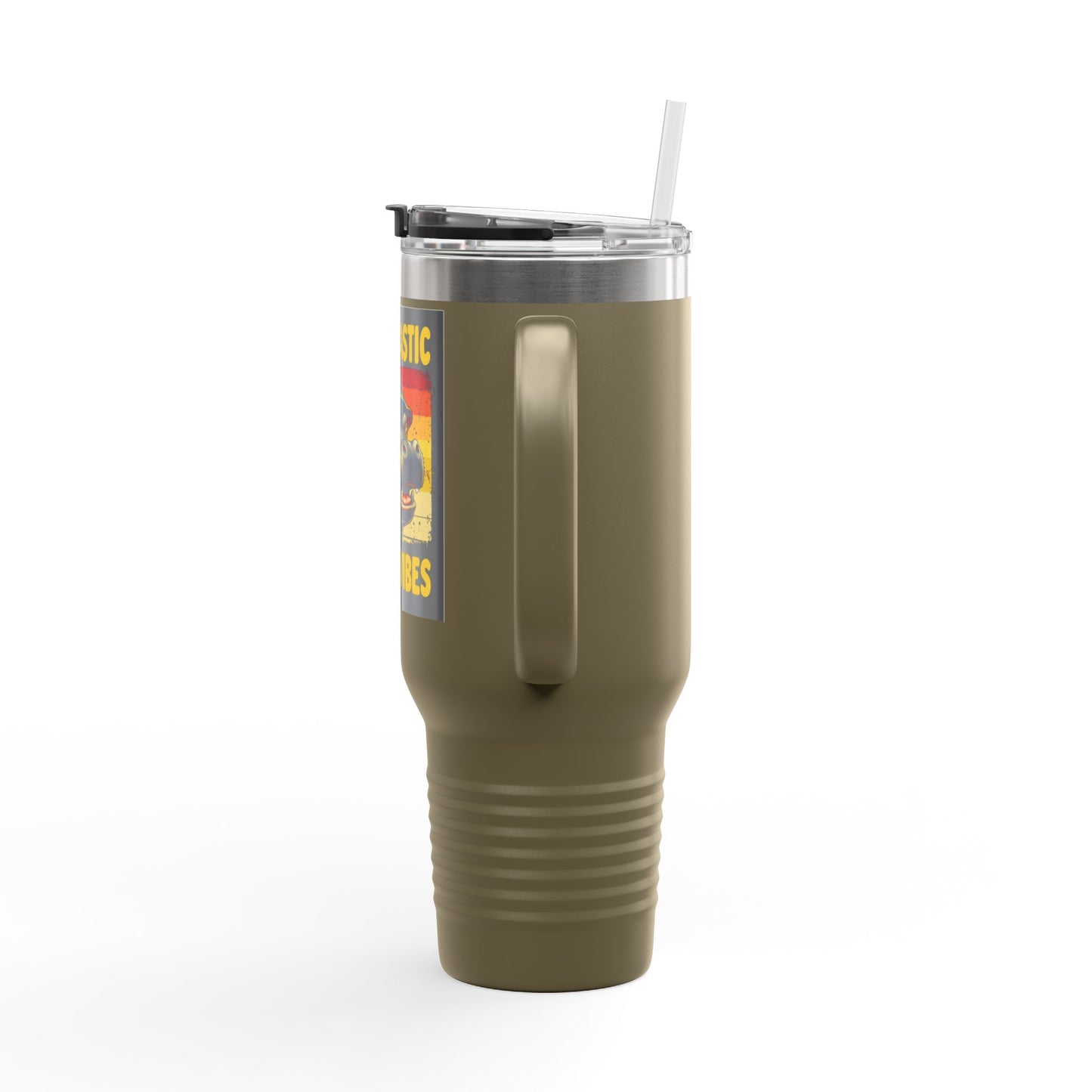 Hippotastic Happy Vibes Insulated Travel Mug