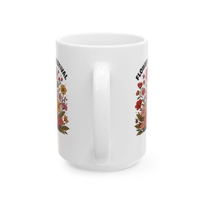 Floral Festival Ceramic Mug