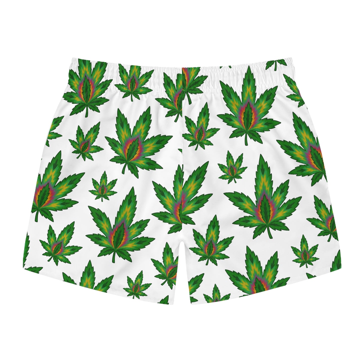 Cannabis Leaf Swim Trunks