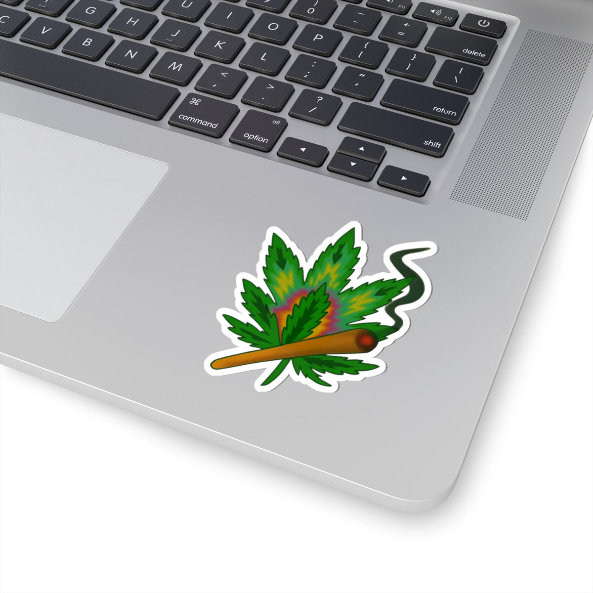 Vibrant Cannabis Leaf Stickers