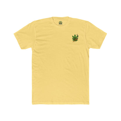 Vibrant Unisex Cotton Crew Tee with Alien Artwork