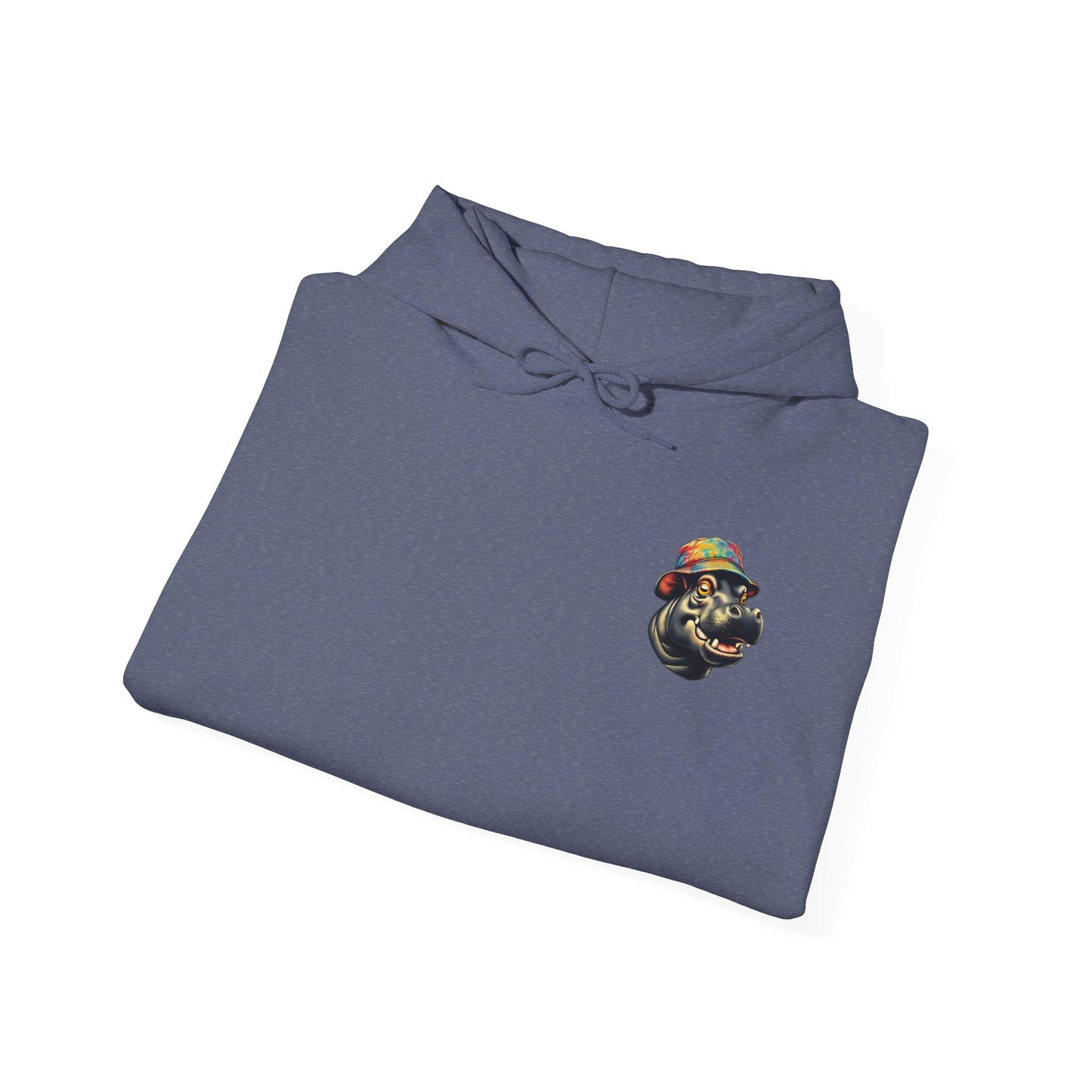 Hipster Hippo Happy Vibes Hoodie