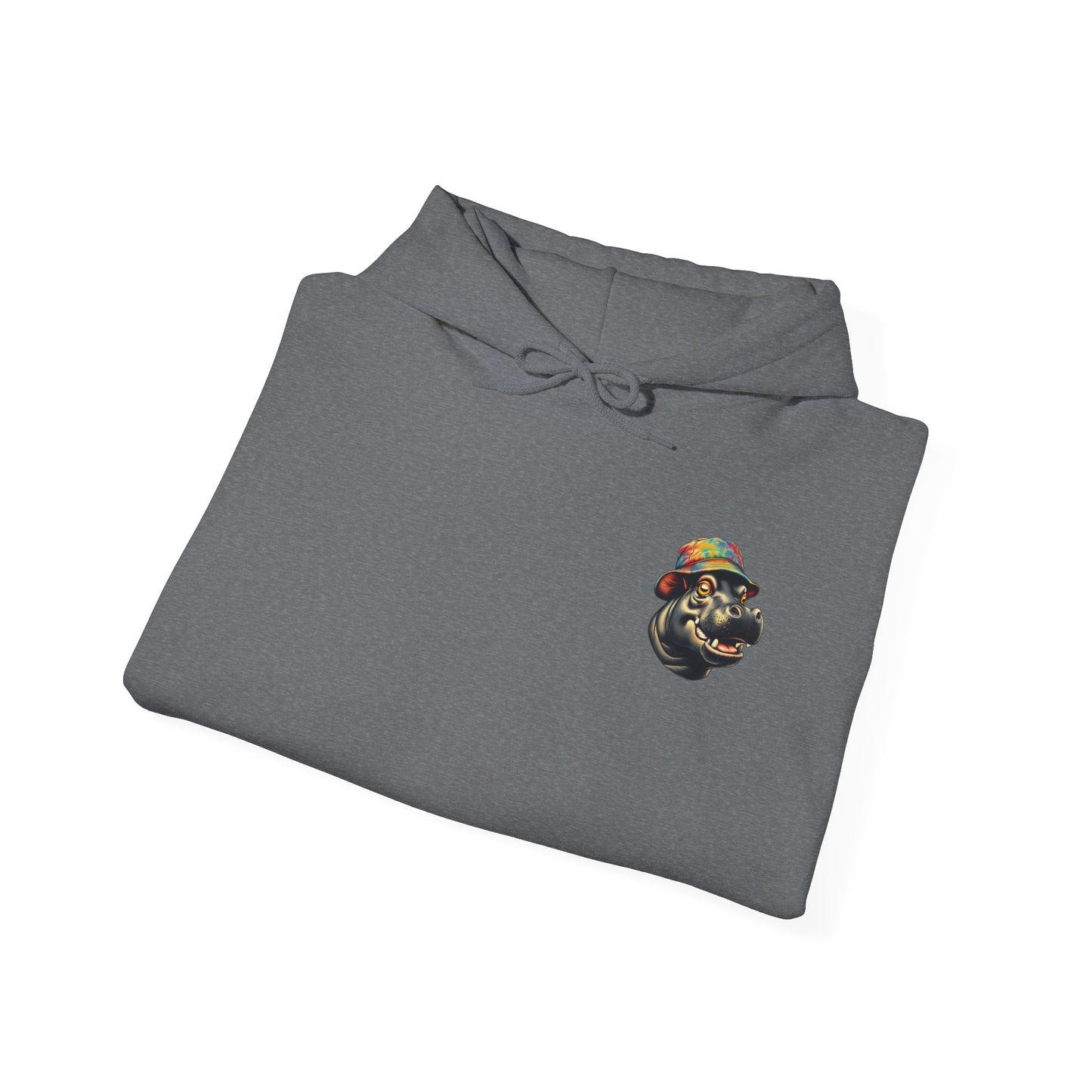 Hipster Hippo Happy Vibes Hoodie