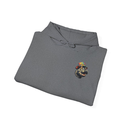 Hipster Hippo Happy Vibes Hoodie